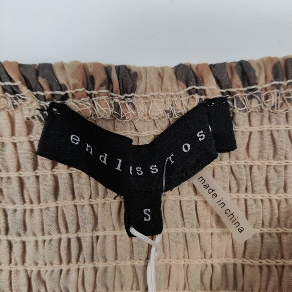 Endless Rose Women's Leopard Babydoll Dress Size Small NEW Mobwife Western - Picture 5 of 14